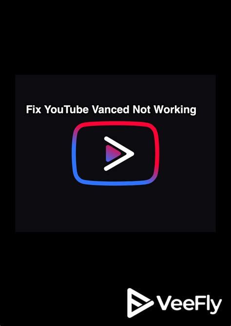 youtube vanced stopped working